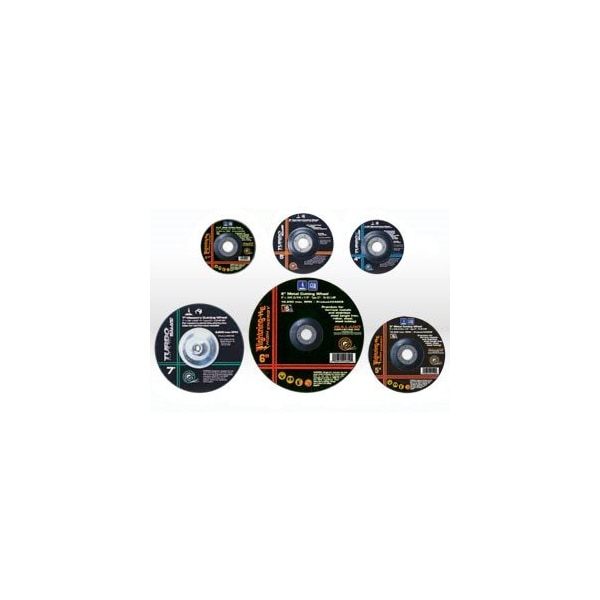 Bullard Abrasives Cut Off Wheel, TYPE 27 CUTOFF DEPRESSED CENTER CUTTING WHEELS, 25PK 24609 - main